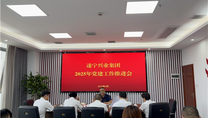 遂寧興業(yè)集團召開2025年黨建工作推進會 以高質(zhì)量黨建護航企業(yè)發(fā)展